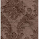 emborsed dull velvet brown curtains
